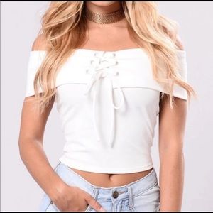 Off Shoulder Fashion Nova Top